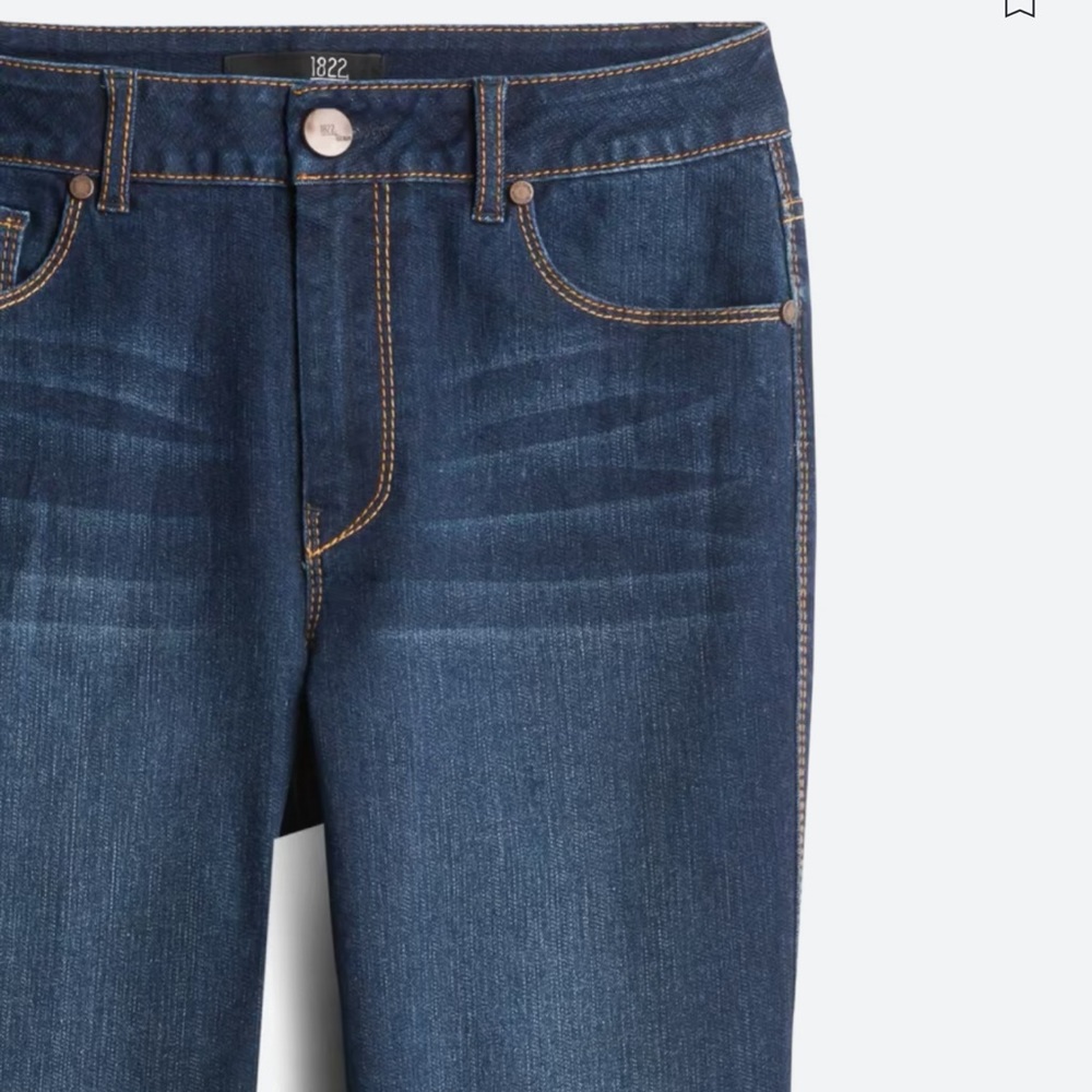 NWT 1822 high rise skinny cuffed jeans - Picture 5 of 9